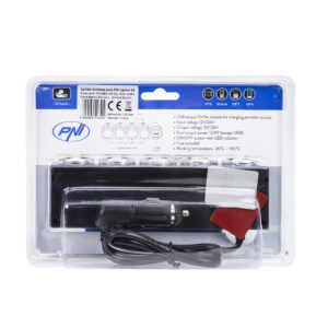 Automobilinis cigarečių degiklio skirstytuvas PNI Lighter 04 12V / 24V 4 išvestys, 2xUSB, LED indikatorius - Image 11