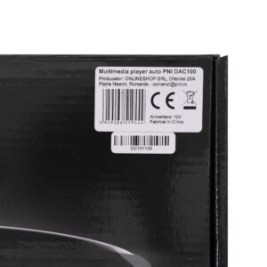 Daugialypės terpės grotuvas PNI DAC100 su Android 10 2GB DDR3 / ROM 32GB, navigacijos sistema, skirta Dacia Logan 2 Sandero Duster Renault Capture, jutiklinis ekranas, Bluetooth, RDS