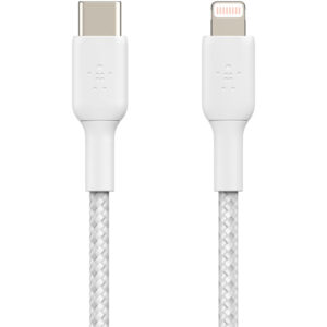 Belkin Boost↑Charge™ pintas Lightning į USB-C laidas – 2 metrai – Baltas