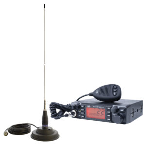 CB PNI ESCORT HP 9001 PRO ASQ radijo stoties rinkinys + CB PNI ML145 antena su 145 / PL magnetu