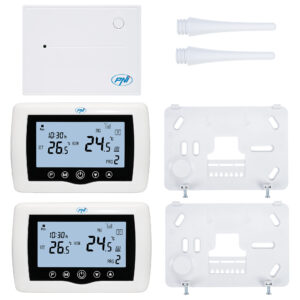 PNI CT400 belaidis išmanusis termostatas, su WiFi, 2 zonų valdymu internetu, skirtas šiluminėms elektrinėms, siurbliams, solenoidiniams vožtuvams, APP TuyaSmart - Image 8