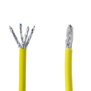 S/FTP CAT7 PNI SF07 kabelis, 10Gbps, 1000MHz, skirtas interneto ir stebėjimo sistemoms