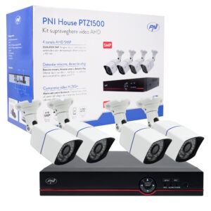 AHD PNI House PTZ1500 5MP vaizdo stebėjimo rinkinys – DVR ir 4 lauko kameros - Image 9