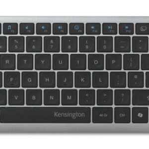 Kensington KB435 EQ Rechargeable Multi-Device Compact Klaviatūra RF+BT, US, Space Grey