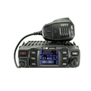 CB radijo stotelė CRT 2000H, 4W, AM / FM, 12V, ASQ, nuskaitymas (Scan), spalvotas ekranas, programuojama