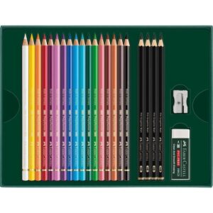 Faber-Castell Polychromos & Pitt Graphite Matt Set Multi spalvos 21 vnt - Image 3