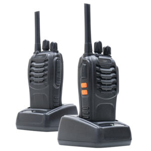 4 nešiojamų radijo stotelių rinkinys PNI PMR R40 PRO, komplekte yra baterijos, įkrovikliai ir ausinės - Image 5