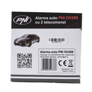 Automobilinė signalizacija PNI OV288 su 2 nuotolinio valdymo pulteliais ir centrinio užrakto funkcija - Image 7