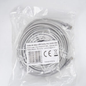 UTP CAT6e PNI U6200 tinklo kabelis, 2xRJ45 kištukas, 8 laidai x 0.4 mm, 20m - Image 3