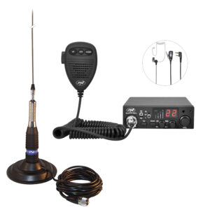 CB PNI ESCORT HP 8001L ASQ radijo stoties rinkinys + HS81 ausinės + CB PNI ML160 antena su magnetu - Image 5