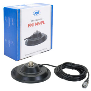 Magnetinis pagrindas PNI 145 / PL 145mm su 4m kabeliu ir PL259 jungtimi - Image 2