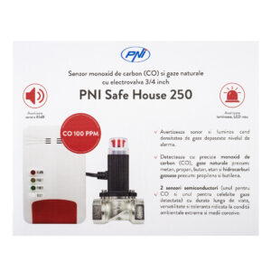PNI Safe House Dual Gas 250 kit with carbon monoxide (CO) sensor and natural gas and 3/4 inch solenoid valve - Image 6