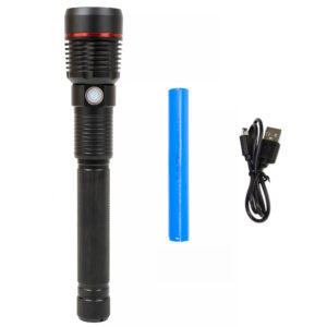 PNI Adventure F450 aliumininis žibintuvėlis su fokusavimo ir BOOST funkcija, 20 W LED, 1500 lm iki 450 m, išorinė baterija su USB išvestimi, micro USB įkrovimas, 4400 mAh baterija komplekte, veikia 10 valandų nepertraukiamai - Image 6