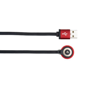 USB laidas PNI Adventure F75 žibintuvėlių įkrovimui, su magnetiniu kontaktu, ilgis 50 cm - Image 2