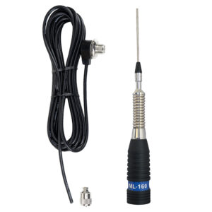 CB PNI ML160 antenos komplektas, 145 cm ir PNI T601 jungiamasis kabelis, kurio ilgis 4 metrai, skirtas montuoti ant stacionarios atramos - Image 2