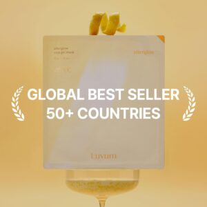 LUVUM Afterglow Yuja Gel Mask hidrogelinė veido kaukė 5 vnt. - su vitaminu C - Image 3