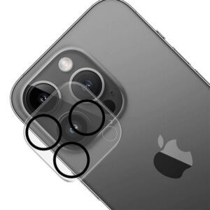 3MK Lens Pro Full Cover iPhone 12 Pro grūdintas stiklas kameros objektyvui su montavimo rėmeliu 1vnt. - Image 2