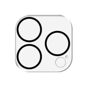3MK Lens Pro Full Cover iPhone 12 Pro grūdintas stiklas kameros objektyvui su montavimo rėmeliu 1vnt. - Image 3