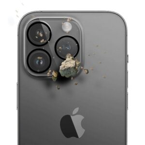 3MK Lens Pro Full Cover iPhone 12 Pro grūdintas stiklas kameros objektyvui su montavimo rėmeliu 1vnt. - Image 6