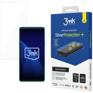 3MK SilverProtection+ antibakterinė plėvelė, skirta Sony Xperia 10 VII