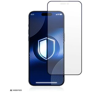 3MK HardGlass Matt Max grūdintas stiklas, skirtas Apple iPhone 18 Pro Max, juodas - Image 2