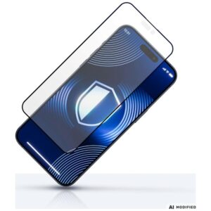 3MK HardGlass Matt Max grūdintas stiklas, skirtas Apple iPhone 18 Pro Max, juodas - Image 4