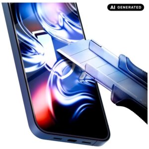 3MK HardGlass Max grūdintas stiklas su aplikatoriumi, skirtas Apple iPhone 15 Pro, juodas - Image 9