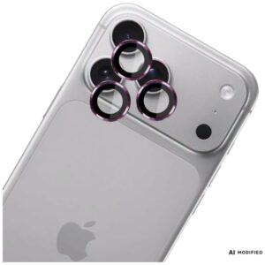 3MK Lens Protection Pro kameros lęšio apsauga, skirta Apple iPhone 18 Pro / 18 Pro Max, bordo spalvos - Image 5