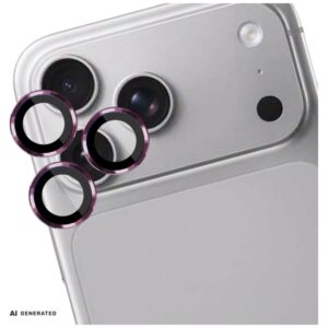 3MK Lens Protection Pro kameros lęšio apsauga, skirta Apple iPhone 18 Pro / 18 Pro Max, bordo spalvos - Image 7