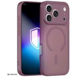 3MK Misty MagCase dėklas, skirtas Apple iPhone 17 Pro / 18 Pro, bordo spalvos