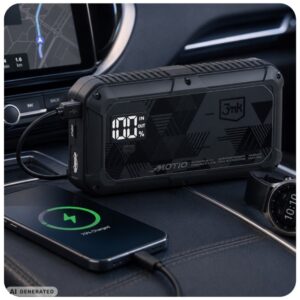 Nešiojamas automobilinis užvedimo įrenginys su žibintuvėliu 3MK Motio HyperBoost Flow 1500A 10 000mAh - Image 4