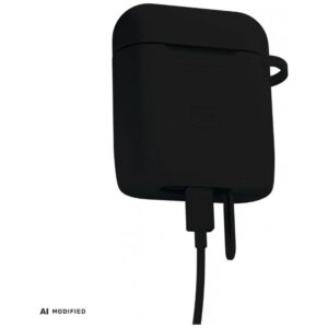 3MK silikoninis dėklas Apple AirPods 4/5, juodas - Image 3