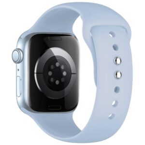 Tech-Protect SILIKONINIS DIRŽELIS WATCH 8 / 9 / 10 / 11 / 12 / SE (40 / 41 / 42 MM) ŠVIESIAI MĖLYNAS - Image 3
