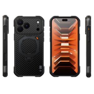 SUPCASE AERO MAG MagSafe iPhone 17 PRO MAX / 18 PRO MAX ARAMIDINIS DĖKLAS JUODAS - Image 3
