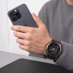 Tech-Protect NYLON CLASSIC GARMIN FENIX 5X / 5X PLUS / 6X / 6X PRO / 7X / 8 / 8 PRO / 9 / 9 PRO (47 MM) KARINIS ŽALIAS - Image 3