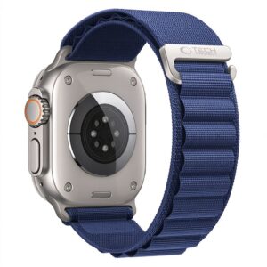 Tech-Protect NYLON PRO Watch 8 / 9 / 10 / 11 / 12 / SE / ULTRA (44 / 45 / 46 / 49 MM) TAMSIAI MĖLYNAS