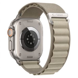 Tech-Protect NYLON PRO Watch 8 / 9 / 10 / 11 / 12 / SE / ULTRA (44 / 45 / 46 / 49 MM) TITANO/ALYVINĖ