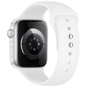 Tech-Protect SILIKONINIS DIRŽELIS WATCH 8 / 9 / 10 / 11 / 12 / SE (40 / 41 / 42 MM) BALTAS - Image 3