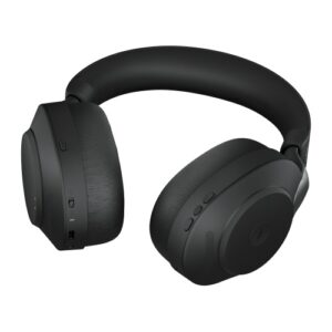 Jabra Evolve2 85 MS Stereo Laidinės/Belaidės ausinės, Bluetooth, USB-A, Charging Stand, Juoda - Image 3