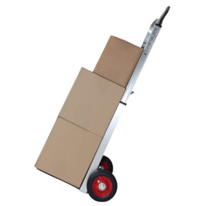 Aliumininis sulankstomas rankinis vežimėlis, transportavimo sandėlio vežimėlis, 90 kg keliamoji galia - Image 4