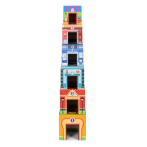 Krovimo bokštas „City Pyramid“ su figūrėlėmis ir transporto priemonėmis, 18 dalių - Image 4