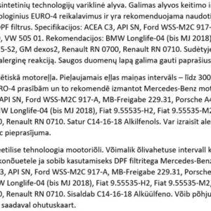 Variklio tepalas Liqui Moly Top Tec 4100 5W-40, 1 l - Image 2