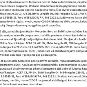 Variklio tepalas Liqui Moly Longtime High Tech 5W-30, 5 l - Image 2