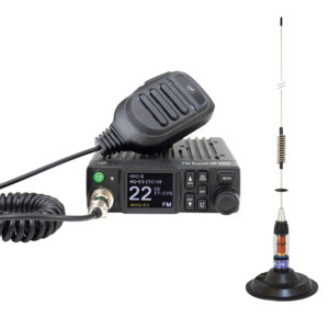 CB PNI Escort HP 8900 ASQ radijo stoties komplektas, 12-24V + CB PNI ML70 antena, 70 cm su 145 mm magnetiniu pagrindu - Image 7