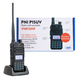 Nešiojama VHF / UHF radijo stotelė PNI P15UV dviejų dažnių, 144-146MHz / 430-440Mhz, 999 kanalų, su 1500 mAh baterija - Image 13