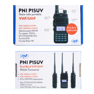 Nešiojama VHF / UHF radijo stotelė PNI P15UV dviejų dažnių, 144-146MHz / 430-440Mhz, 999 kanalų, su 1500 mAh baterija - Image 16