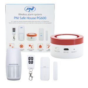PNI Safe House PG600 belaidė signalizacijos sistema, išmani namų apsaugos sistema, belaidis ryšys, apsaugos nuo įsilaužimo signalizacija, belaidė signalizacija, išmanūs pranešimai per TUYA iOS / Android programėlę, suderinama su Alexa ir Google Assistant - Image 12