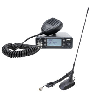 CB radijo stoties komplektas PNI Escort HP 9700 USB ir CB antena PNI Extra 48 su magnetiniu pagrindu