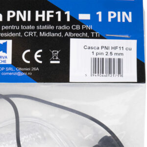 PNI HF11 ausinės su 1 kaiščio 2.5 mm jungtimi, akustiniu vamzdeliu, skirtos visoms radijo stotims - Image 7