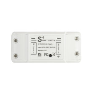 PNI SafeHome PT09 nuotolinė WiFi išmanioji relė, 10A, valdymas internetu, Tuya Smart mobilioji programėlė, integravimas į scenarijus ir išmanioji automatizacija su kitais suderinamais Tuya, Alexa ir Google Assistant produktais